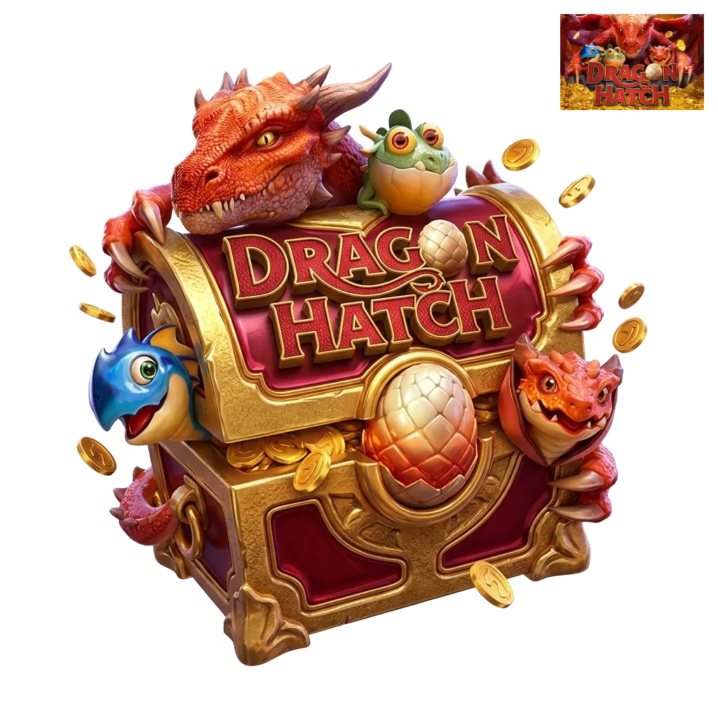 Slot Dragon Hatch da PG Soft com tema de dragões, RTP 96,83% e volatilidade média para jogar no Brasil